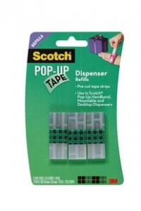 pop-up tape dispenser refills
