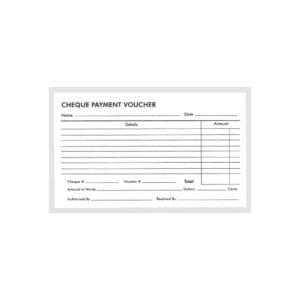 Cheque Payment Voucher