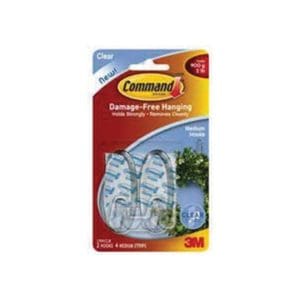 Command Hooks, Large, Clear #17093CLR