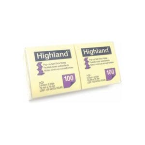 Post It Notes, Self - Stick Pop-Up Notes, Yellow #6549PUY