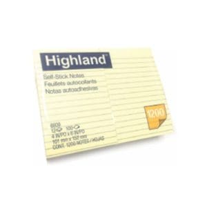 Post It Self-Stick Notes, Lined  #6609