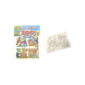 Zoo Animals Coloring Book