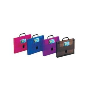 Document Holder with Handle and Buckle Closure A4